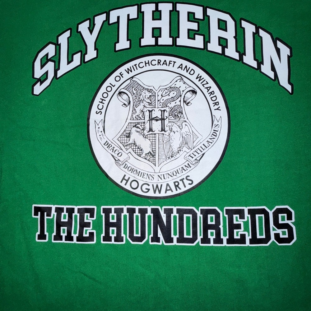The Hundreds Harry Potter Slytherin T-Shirt Mens L New Ringer Green Tee